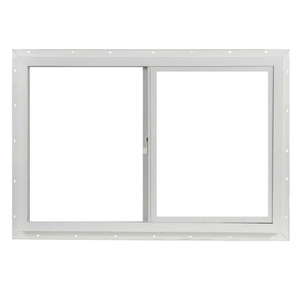 TAFCO WINDOWS Sliding Window 35.5"x23.5" Double-Pane Vinyl Insulated Glass White