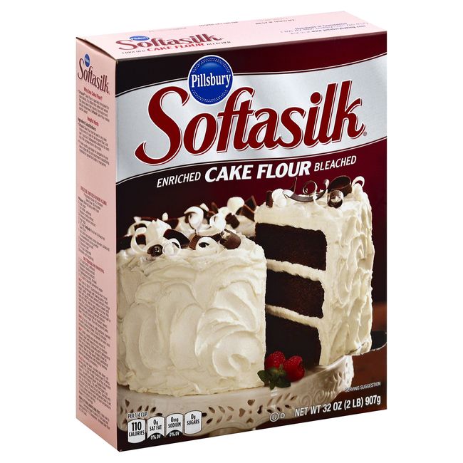 Softasilk Enriched & Bleached Cake Flour, 32 Ounce