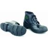 Work Boots, 9, Lace Up, PVC, 6inH, Black, PR