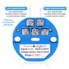 sourcing map 2pcs 0-450C RTD PT100 Temperature Sensor Transmitter Module 4-20MA DC24V Temperature Amplifier for Thermocouple, PLC Modules