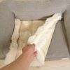IDOG&ICAT Block Fur Bed Pad Small Non-Slip Eyeddog-Pink
