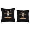 Pitching Baseball Player, Dirty Mound, Baseball Pitcher Throw Pillow