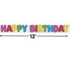 Unique Party Happy Birthday Foil Banner