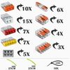 Wago Set Series 221-2273-2773 Compact, 63 pieces set Mini Connector Cable Mount