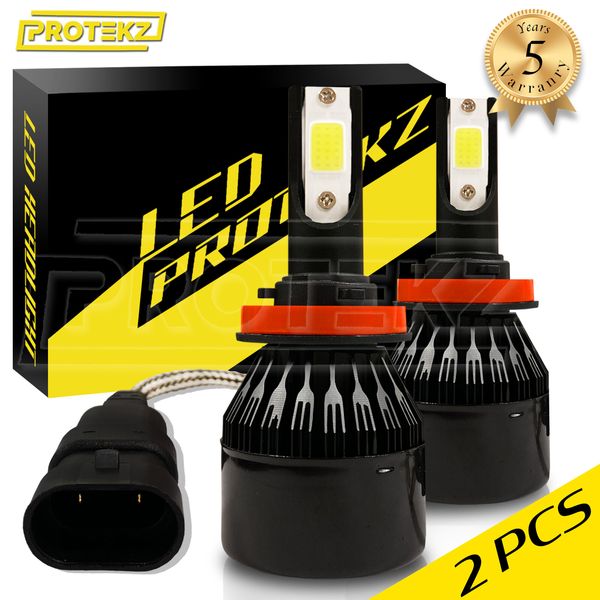 H11 LED Bulbs 60W 7200Lumens Extremely Bright 6000K CSP Conversion Kit Plug&Play