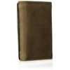 Timberland PRO Men's Leather Trifold Wallet with ID Window, Dark Brown/Pullman