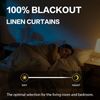 Complete 100% Blackout Curtains, Energy Smart & Noise Reducing Drapes, Full Shad