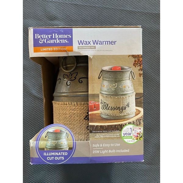 BETTER HOMES AND GARDENS WAX WARMER BLESSINGS Illuminated Cut Outs.