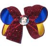 DS-164M Medium Snow White Double Layer Overlay Bow