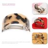 Frcolor 3PCS Women's Barrette Clip Tortoise Shell Hairpin Bangs Clip Arrangement Pin Hair Claw Ponytail Holder Hair Styling Supplies (White, Light Brown, Blue)