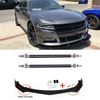 For Dodge Charger SRT SXT Front Bumper Lip Spoiler Splitter Boby Kit+ Strut Rod