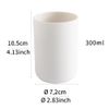 Pestrema Toothbrush Holders 2 Pieces, Bathroom Toothbrush Cup, Makeup Brush Bracket, Accessory Organizer and Toothbrush Bracket (White and White)