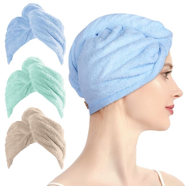 Super Absorbent Quick Dry Microfiber Hair Towel Wrap