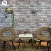 Dundee Deco 3D Wall Panels Brick Effect - Cladding Red Brown Grey Stone Look Wall Paneling, Styrofoam, Sample, Size 10 x 10 in.
