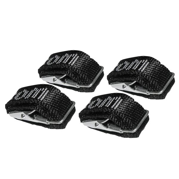Eufab Fahrradträger-Spanngurte 12027, Schwarz