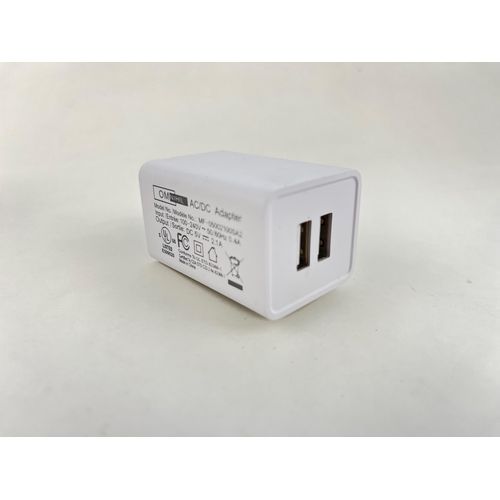 [UL Listed] OMNIHIL 2-Port Wall Charger Compatible with Matco Color Match CRI:97 Flashlight