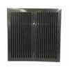 Air Vent Grille Graphite 450mm x 450mm with Fly Screen M168GR