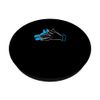 Blue Feed The Wolf Within Blue Graphic PopSockets Adhesive PopGrip