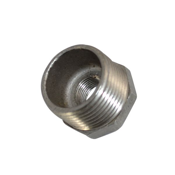 1" to 3/8" NPT threaded SS 304 HEX Reducing bush Pipe Reducer Fitting Adapter