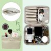 2Pcs Makeup Bag Travel Makeup Bag Waterproof Cosmetic Bag Portable Makeup Organizer Bag for Women Girls(Green)