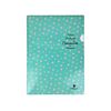Emartbuy Plastic Documents Folder File Pouch Pocket Printed Multicoloured - Set of 12