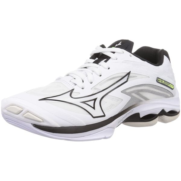 Mizuno Z7 Wave Lightning Volleyball Shoes, white/ black, 25.0 cm 2E