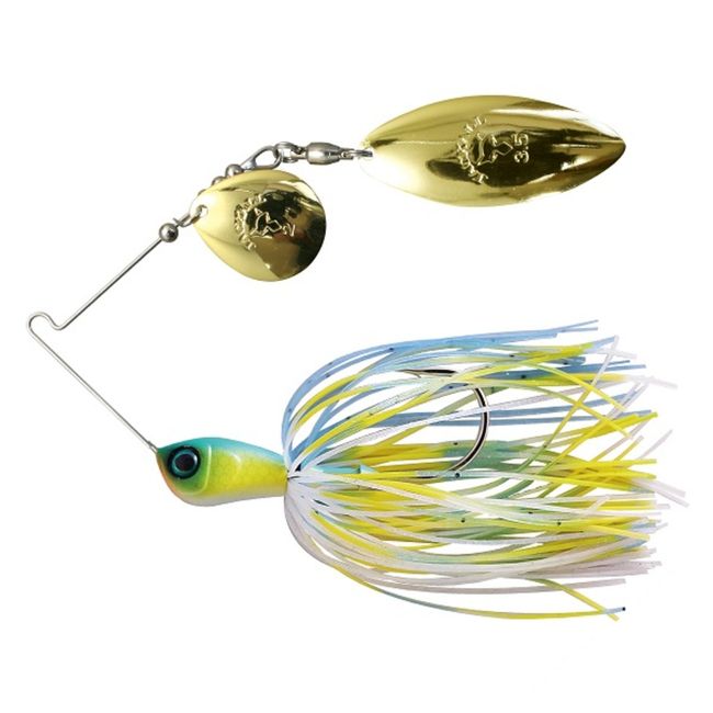 JACKALL Spinnerbait Super Iraption Jr. TW 3/8 oz Citrus Chart Stripe Lure