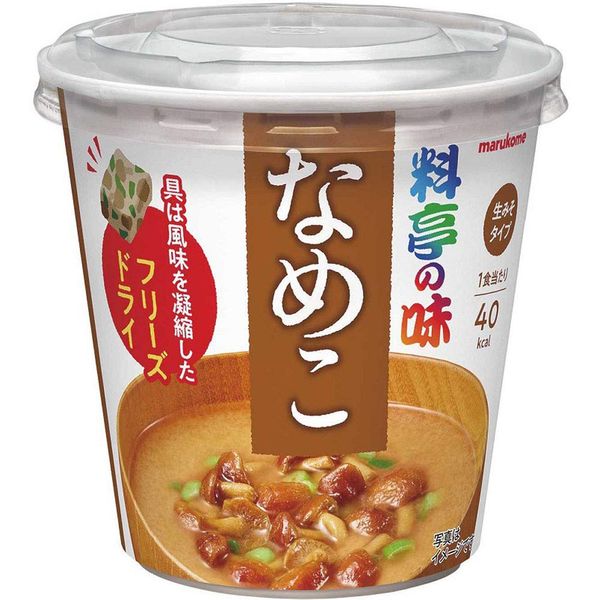 Marukome Cup, Freeze Dried Nameko, 1 Meal x 12 Pieces