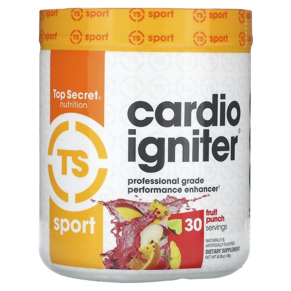 Sport, Cardio Igniter, Professional Grade Performance Enhancer, Fruit Punch,