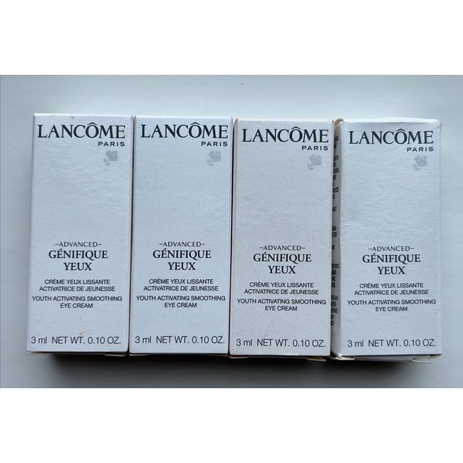 4 X Lancome Advanced Genifique Yeux Smoothing Eye Cream 3 ml Each NIB