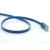 kenable FLAT CAT6 Ethernet LAN Patch Cable Low Profile GIGABIT RJ45 2m BLUE [2 metres]