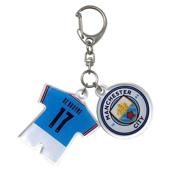 Manchester City MC35923 Acrylic Double Row Charm #17 DE BRUYNE