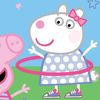 Jerry Fabrics Peppa Pig Hula Hooping Fleece Blanket