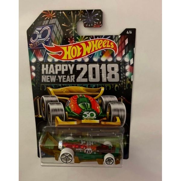 2018 Hotwheels Happy New Year Carbonator Bottle Opener Car HTF Christmas gift