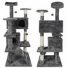 Gray Cat Tree Tower Activity Center Large Playing House Condo Rest Cat 55"