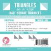 Triangles On A Roll Half-Square Triangles On A Roll-50' 1.5 inch Finished Size, Paper