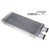 3" Universal Polished Intercooler Same Single Side Inlet & Outlet Aluminum