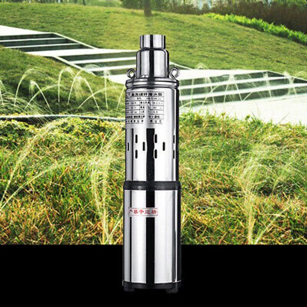 DC 24V Solar Water Pump Submersible Bore Hole Deep Well Pump Built-in Controller