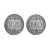 Yes No Challenge Coin Decision Maker Coin,Silver&Gold Coin