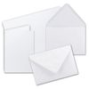 A5/C5 Sets Colourful Folded Card with Envelope, Fully Transparent 10 Sets 10-Kristallweiß