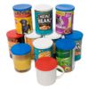 18 Reusable Stay Fresh Plastic Can Caps in assorted colours
