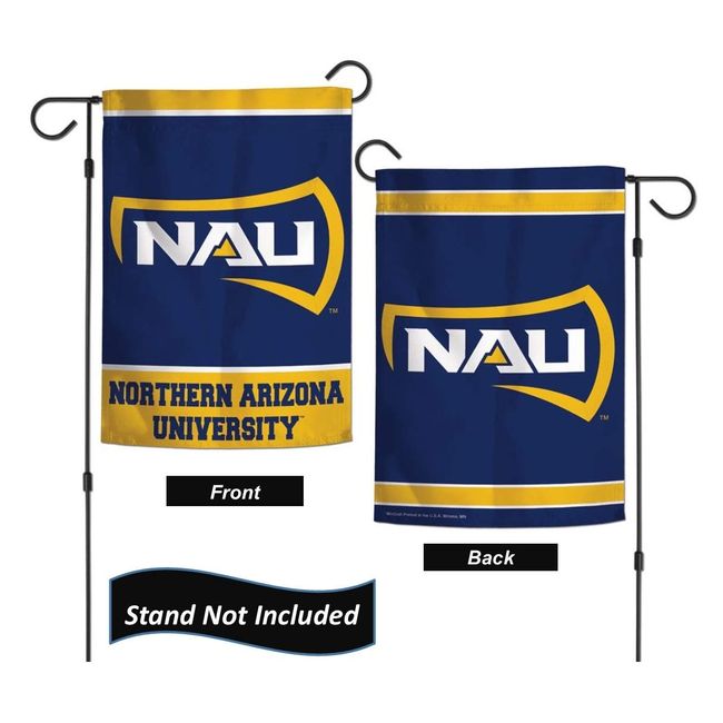 Northern Arizona Lumberjacks 12.5” x 18" Double Sided Yard and Garden College Banner Flag is Printed in The USA,