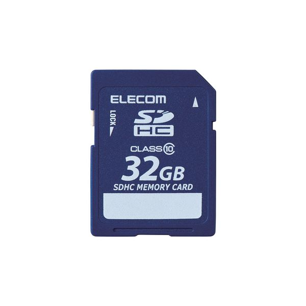 Elecom SDHC Card 32GB Class 10 with Data Recovery Service MF-FSD032GC10R