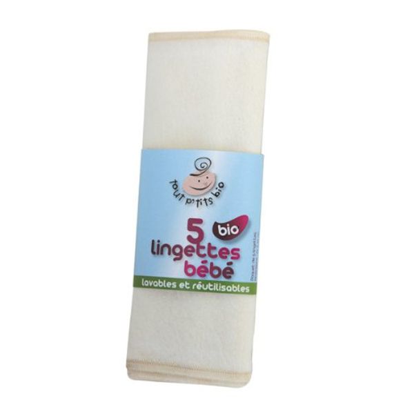 Pack of 5 Washable Baby Wipes