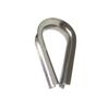 3/8" Stainless Steel Wire Rope Thimble for Cable Rail Eye Rigging - 8 Pack