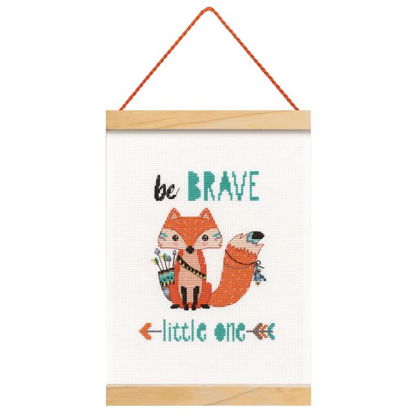 Dimensions Counted Cross Stitch Kit: Banner: Be Brave, Various, One