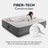 Intex 18" Inflatable Elevated Premium Comfort Airbed with Built-In Pump, King