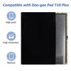 Vvsialeek Replacement OLED Display Compatible with Doogee Pad T10 Plus LCD Touch Screen with Toolkit Fingerprint Function