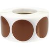 Rust Color Coding Dot Labels 25.4 mm 1 Inch Round 500 Count