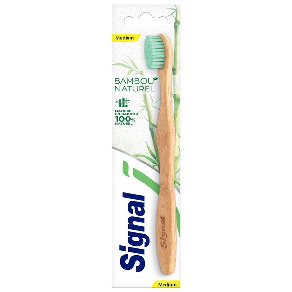 Signal Natural Bamboo Toothbrush Medium x 1